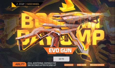 Free Fire MAX Faded Wheel Evo UMP Returns CHECK HOW To Acquire It