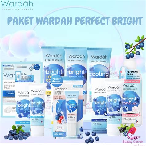 Jual Wardah Paket Perfect Bright Series Paket Lengkap Shopee Indonesia