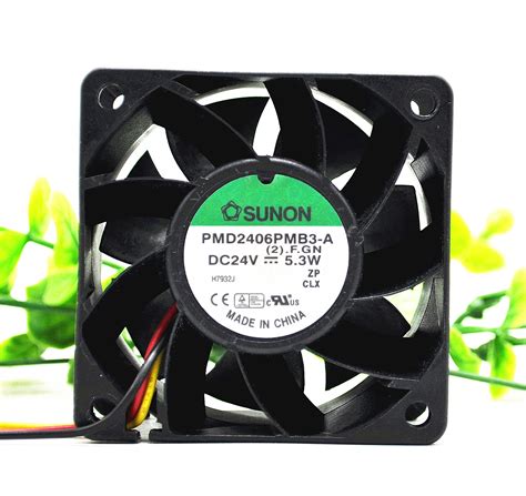 Original For SUNON PMD2406PMB3 A 6038 DC 24V 5 3W Inverter Cooling Fan