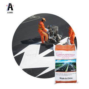 Yellow Road Marking Jotun Traffic Paint Red White Hot Applied Thermoplastic Line Painting View