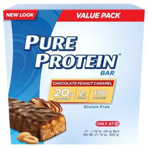 Pure Protein Chocolate Peanut Caramel Nutrition Bar 12 Count Reviews 2020