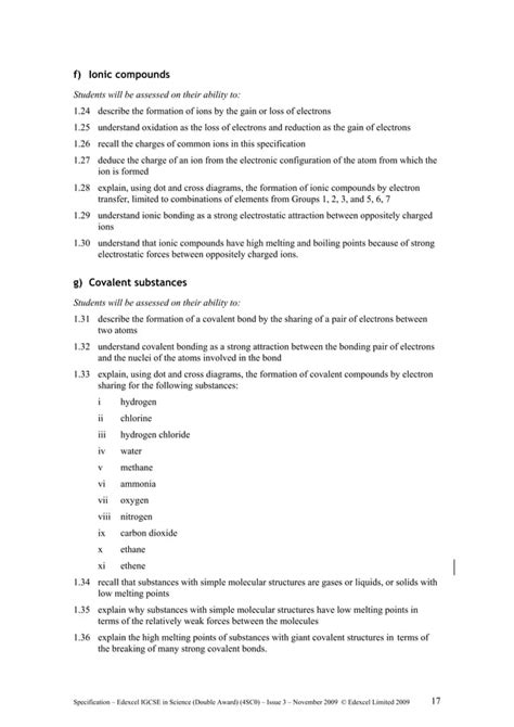 Igcse Science Double Award Specification Pdf