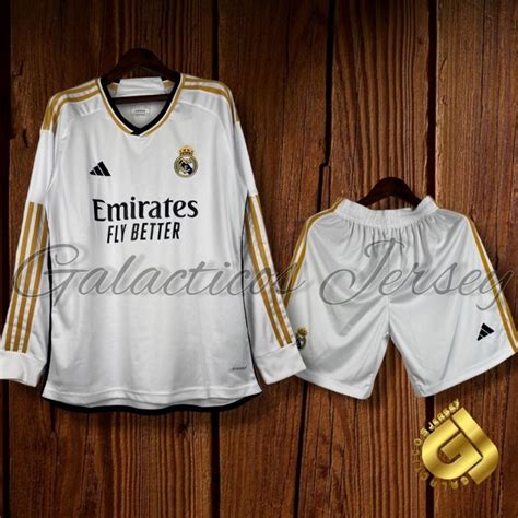 Jual Jersey Bola Real Madrid Home New Longsleeve 2023 2024 Grade