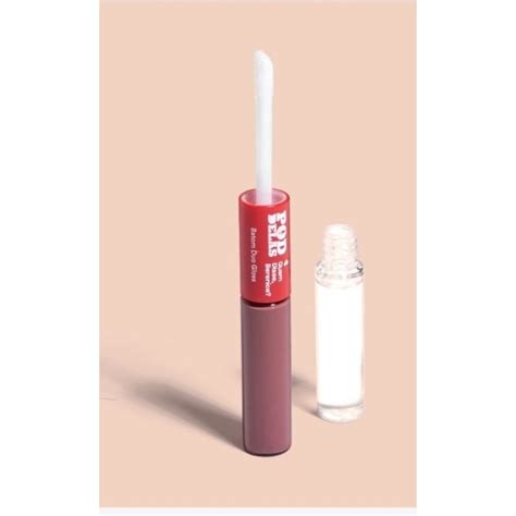 Batom Duo Gloss Nude Deixa O Like QDB Pod Delas Shopee Brasil