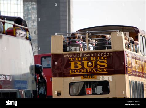 Tourist buses London Stock Photo - Alamy