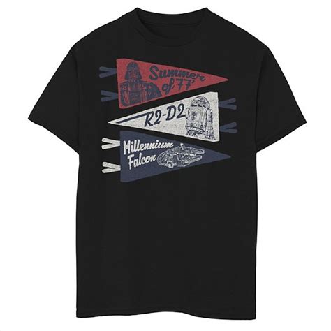 Boys 8 20 Star Wars Summer 77 Banners Graphic Tee