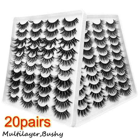 Купить Lashes Thick Long Dramatic Multilayer 3D Faux Mink False