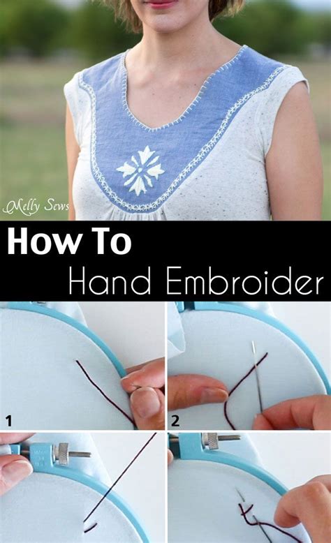 Hand Embroidery Stitches Adora Top Unbiased Patterns Melly Sews