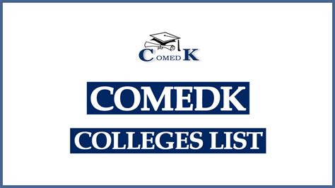 COMEDK Colleges List Rank Wise 2023 PDF Download