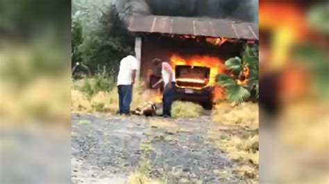 Mujer muere tras prenderse fuego en un automóvil en Hualahuises MVS