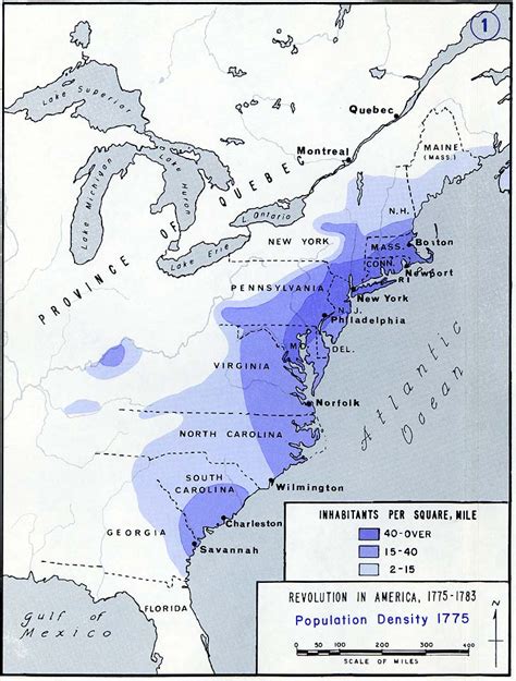 Population Density Of The 13 American Colonies In 1775 Brilliant Maps