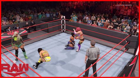 Wwe K Raw Fatal Four Way N Contender Match Winner Faces Sonya