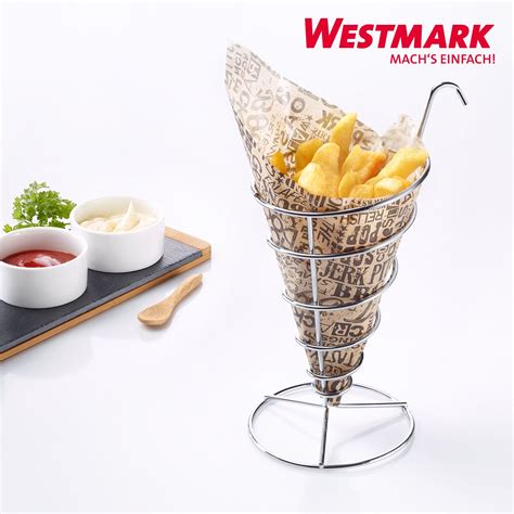 Westmark Pommes Frites St Nder Gestell F R Spitzt Ten Konisch