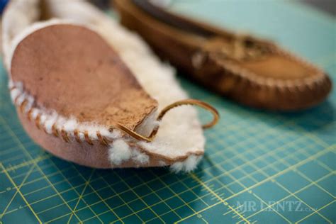 How To Make Leather Moccasins Part Of Mr Lentz Leather Goods