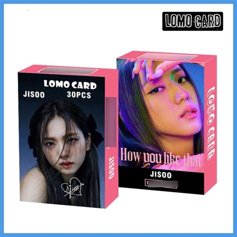 Kpop LISA JISOO JENNIE ROSE BLACKPINK Album LOMO Card Photocard