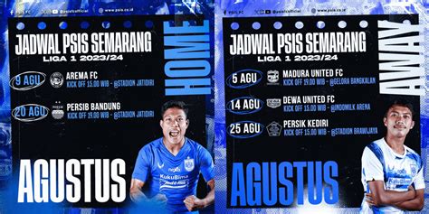 Jadwal Pertandingan PSIS Semarang Agustus 2023 Ada 5 Laga