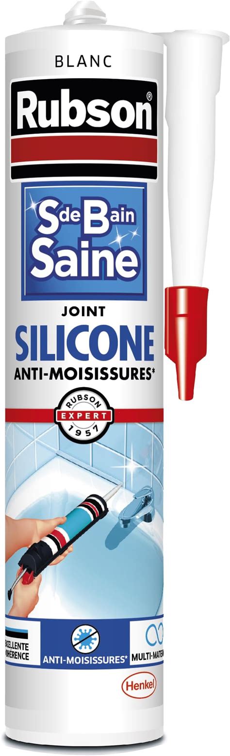 Rubson Bain Cuisine Mastic Silicone Anti Moisissures Transparent