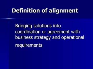 Are You in Alignment? | PPT | Undergraduate Education | College Education