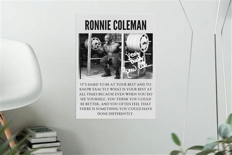 Ronnie Coleman Motivational Poster - Etsy