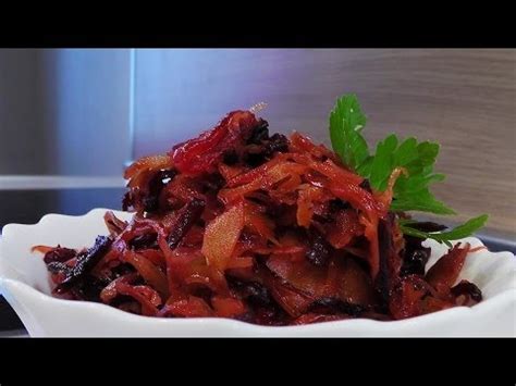 Икра из свеклы по-монастырски видео рецепт. Великий Пост - YouTube