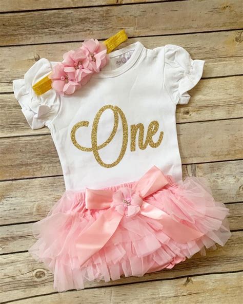 First Birthday Outfit Girl One 1st Birthday Girl Outfit | Etsy