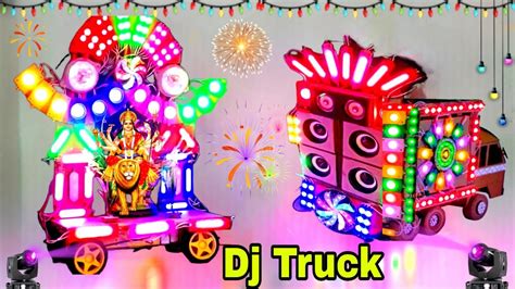 Navratri Durga Kaali Maiya Saraswati Big Dj Truck Radha Krishna