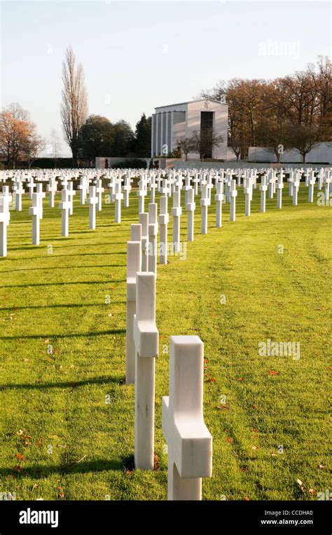 The Cambridge American Cemetery And Memorial Stock Photo Alamy