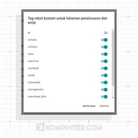 Cara Setting Robots Txt Di Blogger Seo Friendly Kompinter