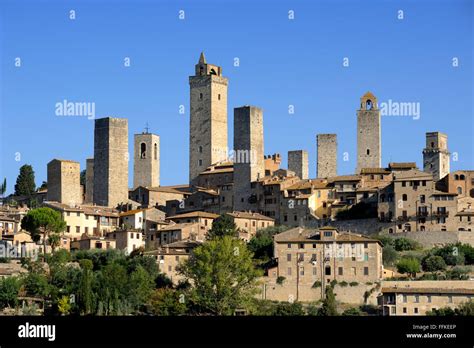 san gimignano, tuscany, italy Stock Photo - Alamy