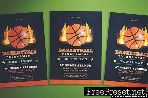 Basketball Tournament Flyer GPHSDXZ