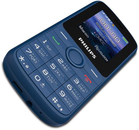 Мобильный телефон PHILIPS Xenium E2101 Blue