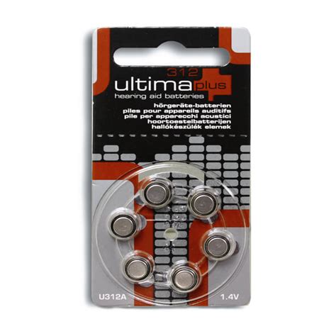 Ultima Plus Size 312 Batteries - Owen Hearing