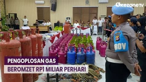 Polda Banten Ungkap Lokasi Pengoplosan Gas Elpiji Beromzet Rp Miliar