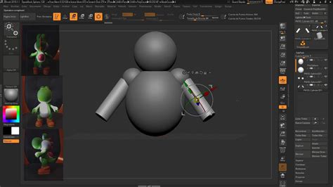 ZBrush Reflejar Subtools YouTube