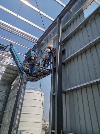 Galvanized Purlin Nude Packing Prefab Workshop Steel Structure Warehouse With Good Service