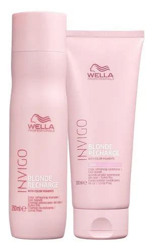 Kit Wella Invigo Blonde Recharge Sh E Cond Frete grátis