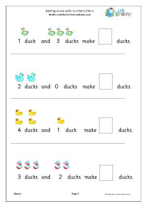 Reception Worksheets Printable