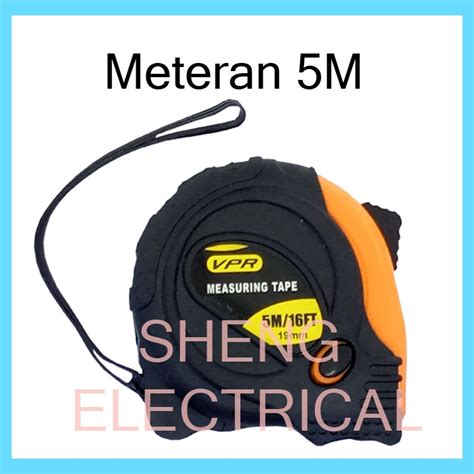 Jual Meteran M Tukang Bangunan Roll Meter M Jaket Measuring Tape