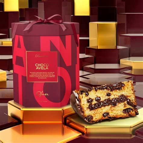 2 Panetone Ofner Choco Avelã Panettone 1kg Frete grátis