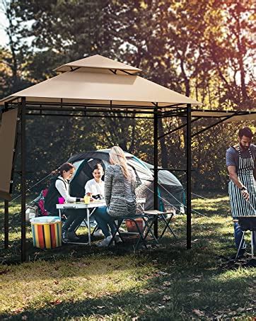 Amazon Tangkula 8x5 Ft Grill Gazebo Double Tiered Outdoor BBQ