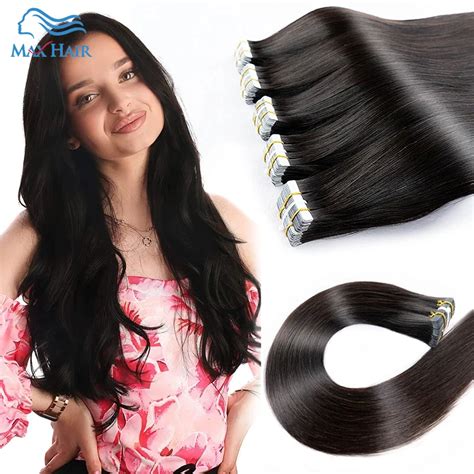 Tape In Real Virgin Human Hair Brazilian Human Hair Straight