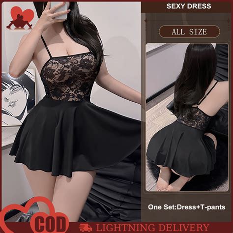 Jual Lingery Sexy Hot Transparan Kombinasi Burkat Spandek Soft Melar Elastis Tali Silang