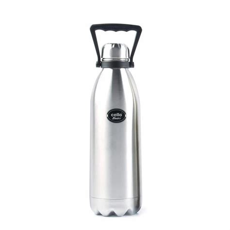 Cello Swift Stainless Steel Double Walled Flask With Thermal Jacket Hot And Cold 2200ml At Rs
