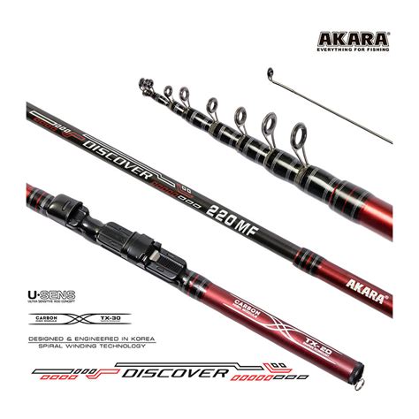 Спиннинг компактный телескопический Akara Discover MF – купить по цене ...