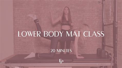 20 Min Mat Lower Body Mat Pilates Forma Pilates