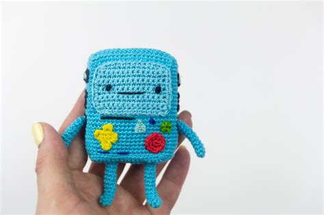 BMO adventure time toy adventure time gift hand knit toy BMO | Etsy