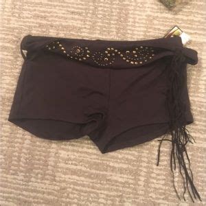 Becca Swim Nwt Nordstrom Brown Two Piece Bikini Top Shorts Poshmark