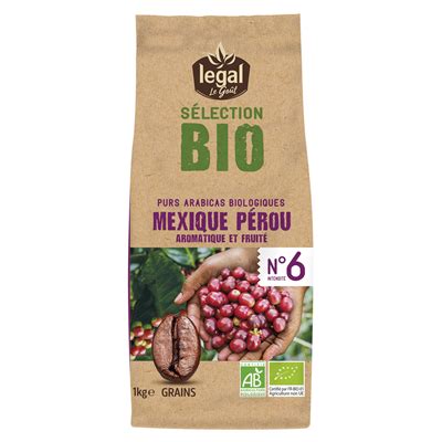 Caf En Grains Bio Mexique P Rou Kg Legal Tak Market