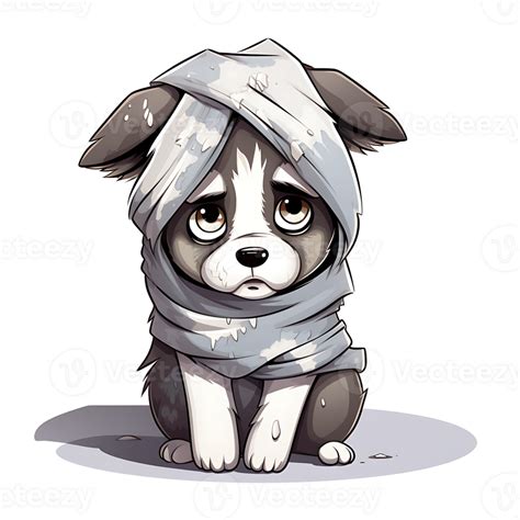 Halloween Mummy Dog Clipart Png Ai Generated 29318464 Png