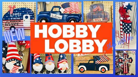 NEW HOBBY LOBBY 4TH OF JULY SHOP WITH ME PATRIOTIC HOME DECOR DIYS